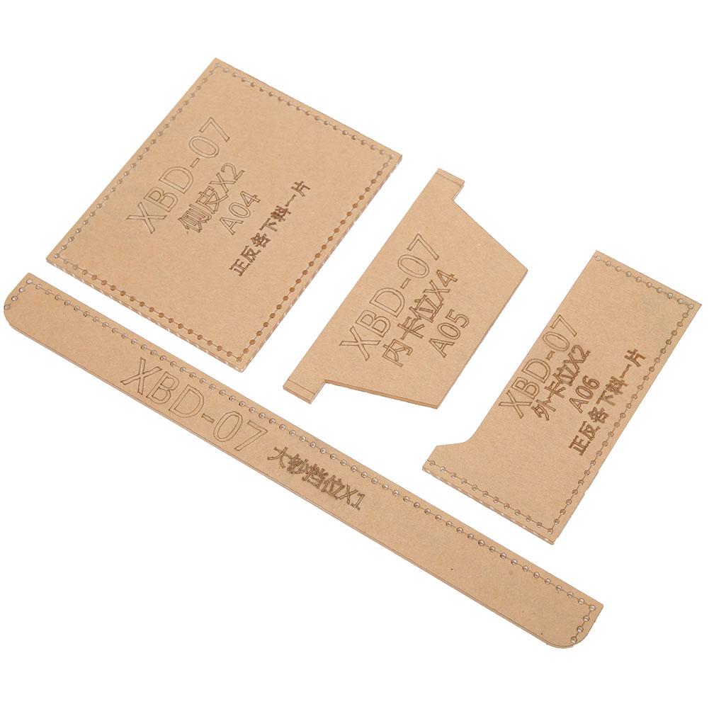 Purse Acrylic Template Transparent Manual DIY Leather Wallet Model for Short Wallet