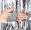 Silver Metallic Curtain, 100 X 200, Cm