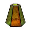 CAMPGEEKS Goal Zero Lantern Replacement Shade | Tiffany-style Stained Glass Design | Lantern Custom Part for Camping & Outdoors (B-Orange + Green)