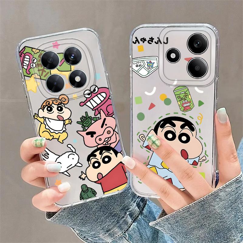 Shin Himawari Soft Phone Cover Case for Xiaomi Redmi Note 14 Pro Plus 12S 14C A4 11 Note 13 10S 12 11S 13C 9 10