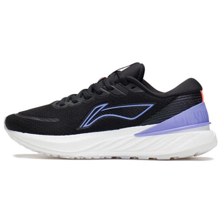 New LiNing YueYing 2.0 Support Shock Absorption Low Top Running Shoes Women's Black ARHS022-3