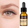 Yousheng Sérum de croissance des cils 10 ml Nourrissant Active Allongement Croissance des cils Huile de ricin Fortifie les poils existants Lotion pour cils Produits de beauté