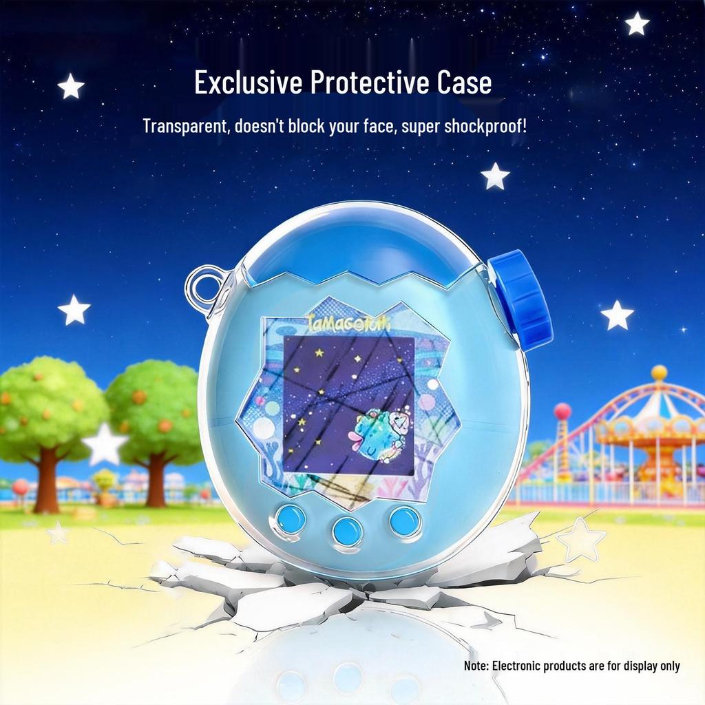 Carcasă Transparentă Anti-Cădere Joc Tamagotchi Happy Park Paradise