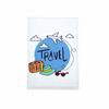 Travel Around The World Leather Passport Cover Men Women Travel Passport Wallet Fashion Printing ID Credit Card Passport Holder