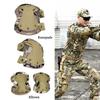 Tactical Combat Knee & Elbow Protective Pads Set For Outdoor Cs Paintball Game Cycling Safety Skateboarding Gear Skates