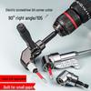 Universal 90° Electric Drill Angle Adapter & Screwdriver Extension