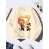 Birthday Gift For Kids 4-12 Unisex 3D Cartoon Tiger Star Number 67 Graphic Long Sleeve Soft Fleece Pullover For Boys Girls Over 4 Years Old Children
