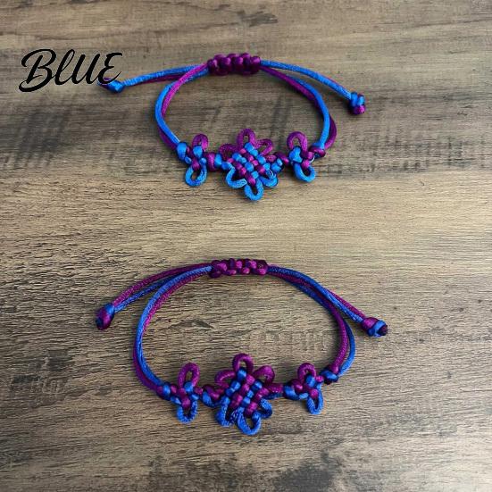 Handmade Knot Wristband Chinese Bracelet Retro Braided Good Luck High-quality