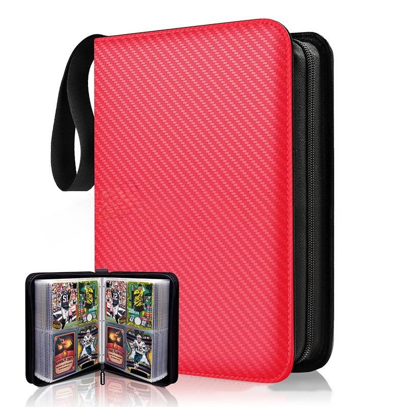 Nine Multi Color Grids Card Binder Holder Collection Book Loose Leaf Collectors