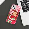 S-Strawberry-shortcake Girl Tempered Glass For Iphone 14 13 12 11 Pro Mini XS MAX 14Plus X XS XR Cover