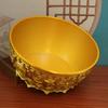 Fortune Bowl Brass Prosperity Feng Shui Ornament for Business Owners,