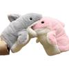 Stuffed Plush Animal Toys Gray Shark Hand Finger Story Puppet Cute Dolls Educational Baby Toys Simulated Shark Children Gift