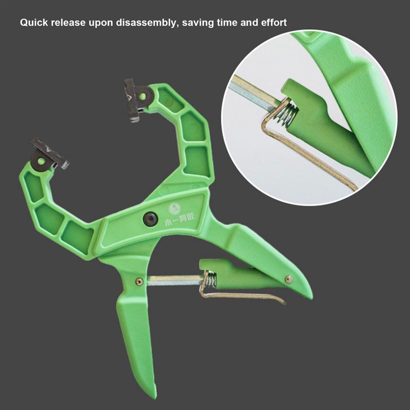 Nylon Clamps Long-Lasting Clamping Force Heavy Duty Spring For Gluing Crafts Jaw Opening Clamps With Long-Lasting Clamping Force
