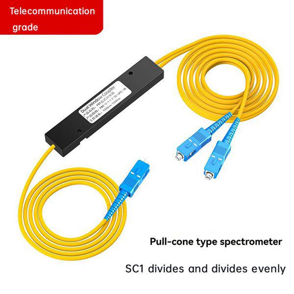 

1-Piece Black SC/UPC Telecom-Grade 1x2 Plastic Pigtail Splitter Other