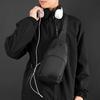 Men's popular breast bag, leather film, sports shoulder bag, student messenger bag, casual going out, mobile phone bag, shoulder bag.