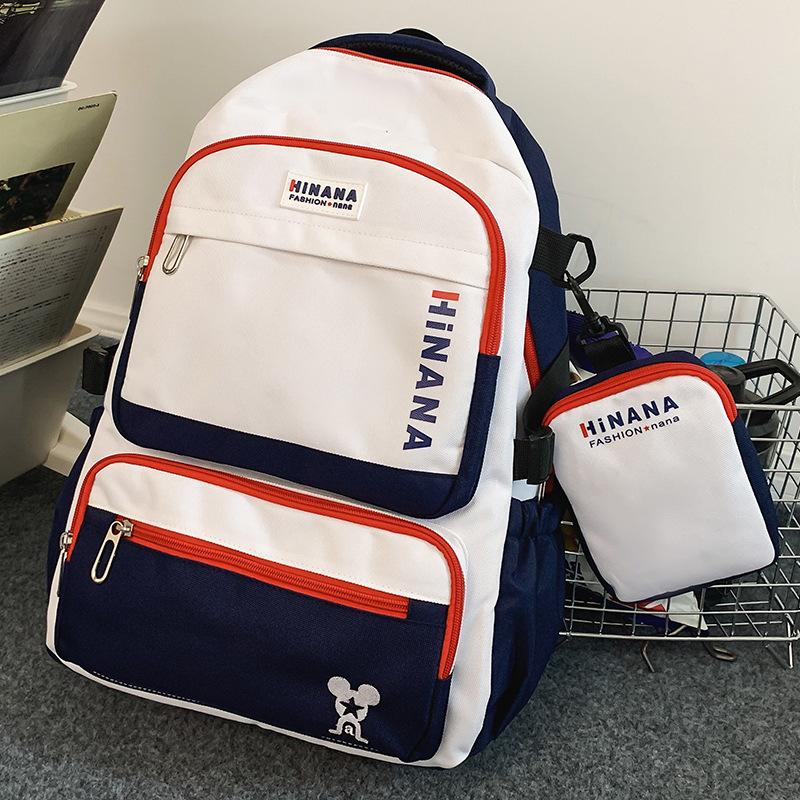 High School Students  Girls  Children  Elementary School Students Backpacks  College Students  Boys  Contrasting Color Backpacks