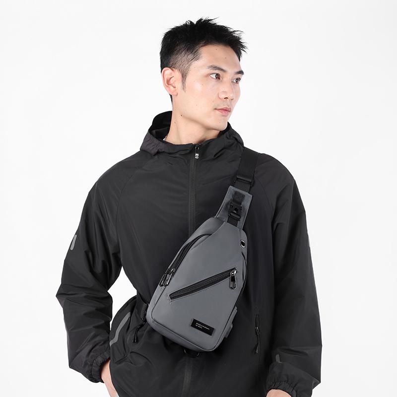 Multifunctional Men's Chest Bag Outdoor Business Shoulder Mobile Phone Bag Water-repellent Riding Crossbody Bag
