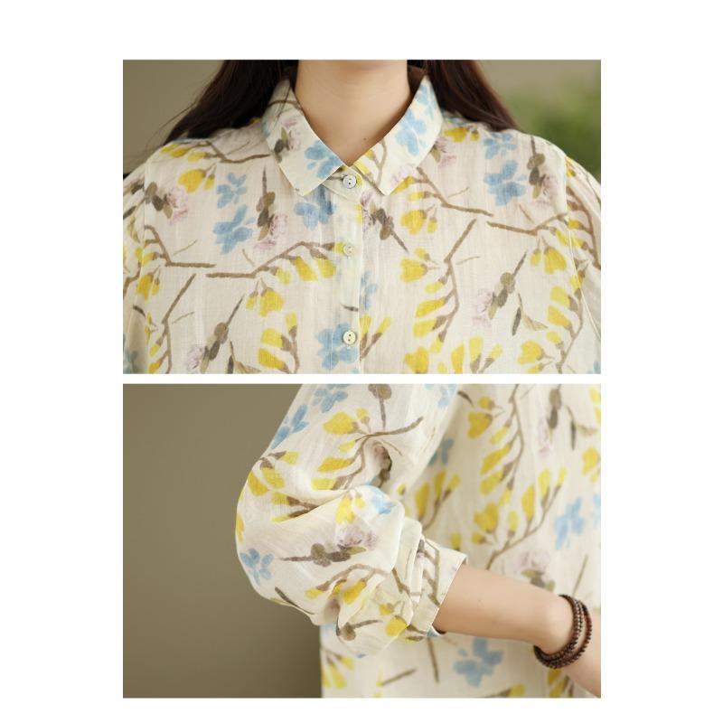 DIMANAF 2025 Women Blouse Basic T-Shirt Fashion Casual Vintage Loose Tops Tees