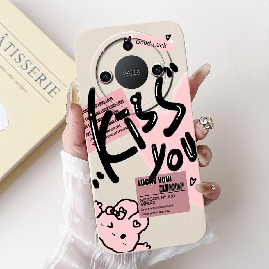 Für Honor Magic 5 Lite Hülle Honor X9A RMO-NX1 Niedliche Cartoon Bemalte Abdeckung Weiche TPU Handyhülle Für Honor Magic5 Lite HonorX9a Taschen