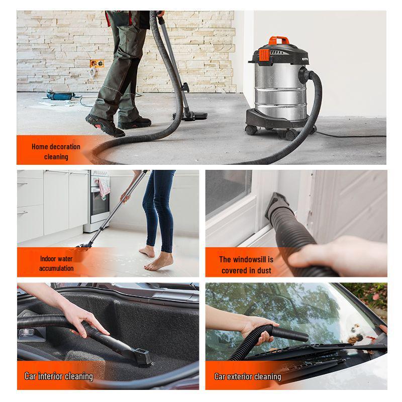 Yili High-Power 3-in-1 Wet/Dry Vacuum Cleaner for Indoor & Car Use