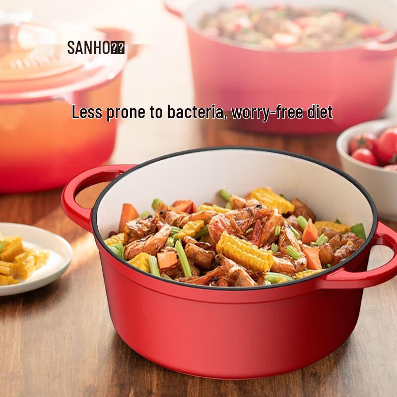 Sanhe Household Micro-Pressure Iron Pot