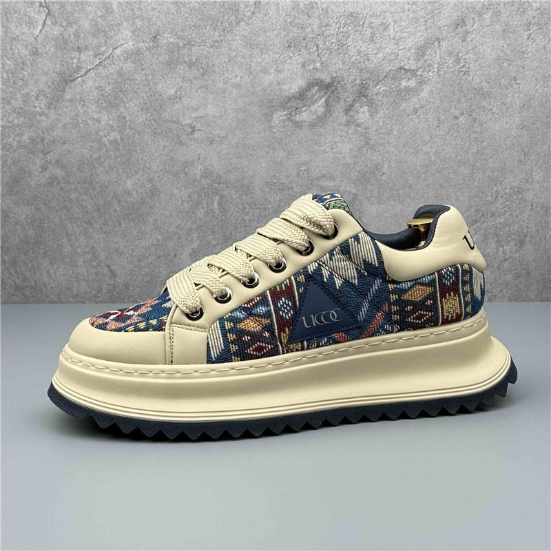 Mode Neue Designer Herren Mixed Patchwork All Match Plattform Casual Schuhe Flats Männlich Sport Laufen Walking Sneakers Zapatos Hombre