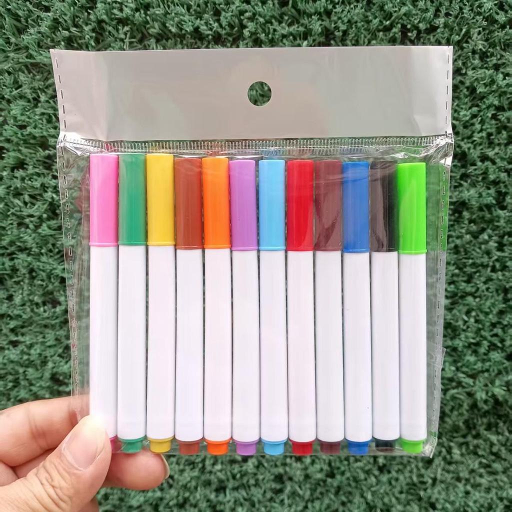 Refillable Erasable Fine Tip Whiteboard Marker for Students and Teachers