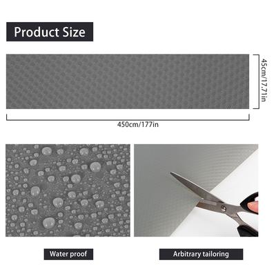 Drawer Liners EVA Anti-slip Kitchen Shelf Liner Drawer Mat Tableware Mat Cabinet Liner for Kitchen Shelves Drawer Table Mat