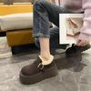 Thick-soled Plush Snow Boots Women's Winter New Women's Shoes Plush Thickened Plush Warm Cotton Shoes