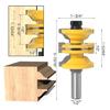 Practical 12mm 1/2Shank Entry Interior Door Ogee Wood Router Bit for Woodworking