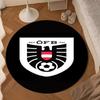 Austria Football Emblem Round Mat Home Decor, Chair Rug For livingroom,Bedroom, Doormat Home Decor Birthday Gift Christmas Gifts