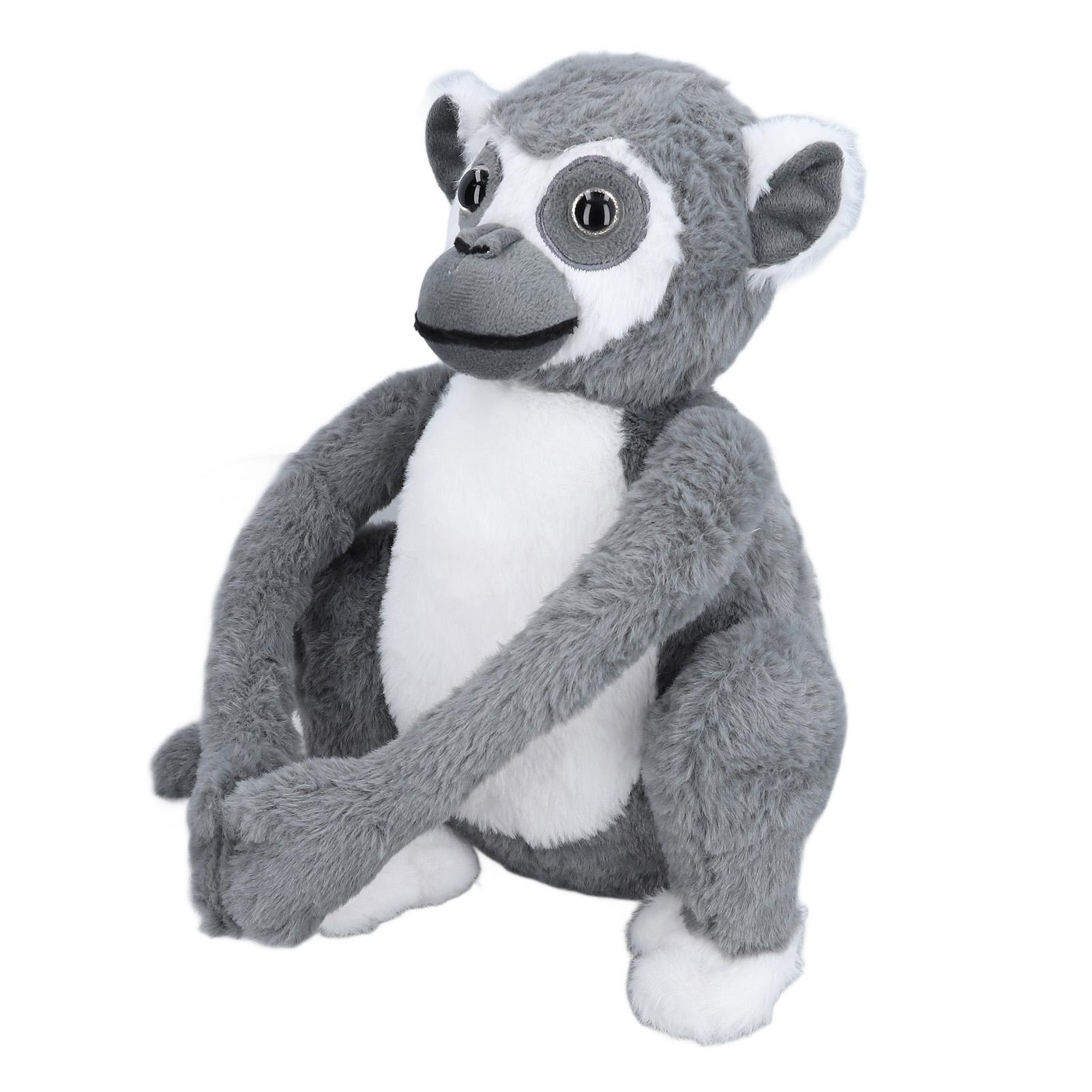 

Plush Monkey Toy Cute Arms Hanging Soft Home Decor Monkey Stuffed Animal Toy for Curtains