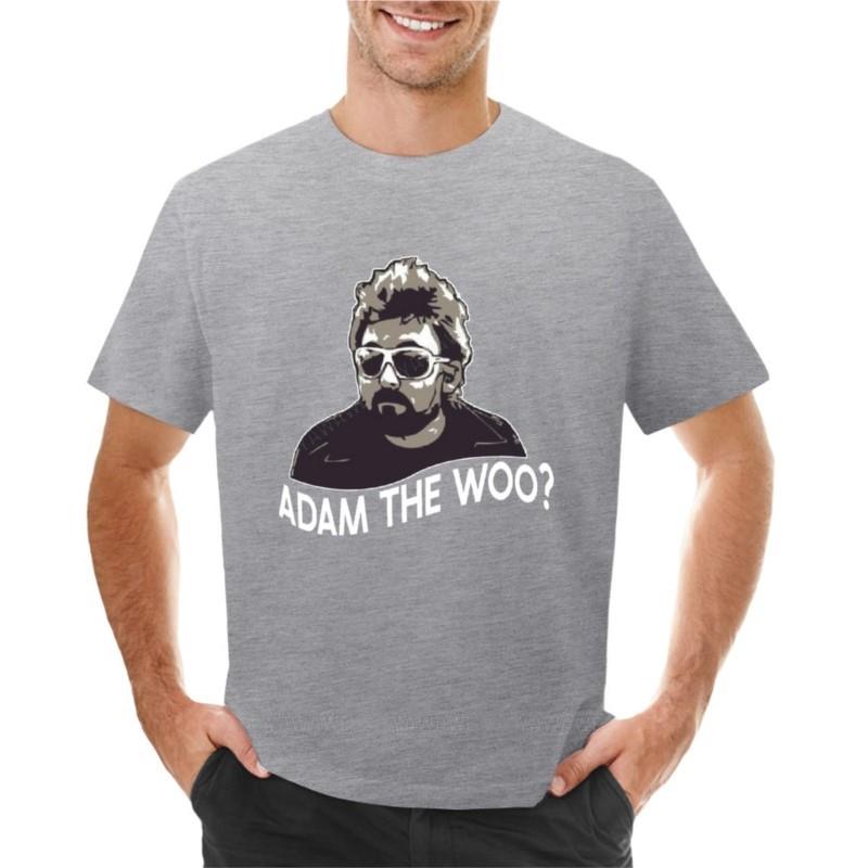 Men Tshirt Adam the Woo TShirt Shirt Korean Fashion Blank T Shirts Aesthetic Clothes T Shirt Men Black Tshirt Men