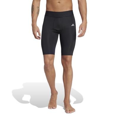 TechFit Soccer Sport Half Black Size M Men's Tights, Tights, KQZ55, (JP1477),