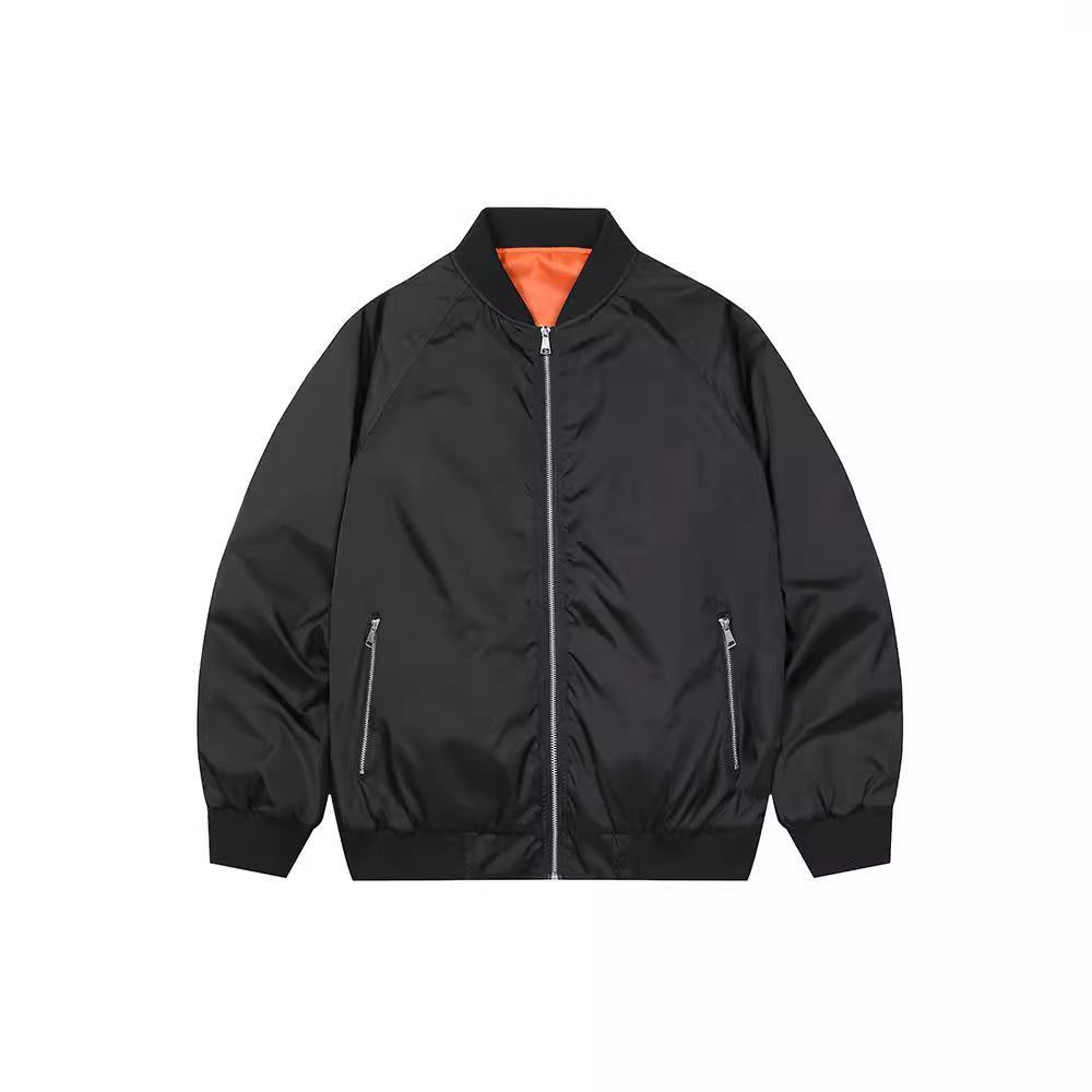 Herren Amerikanische Bomberjacke Lässige Herren- und Damen Baseball-Uniformjacke Locker Militärgrün Mode Vielseitiger Trend