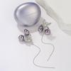 Bling Rhinestone Butterfly Ear Clip Earrings 2 Pieces Anti-Lost Holder for Wireless Earphone Female Prom Gift