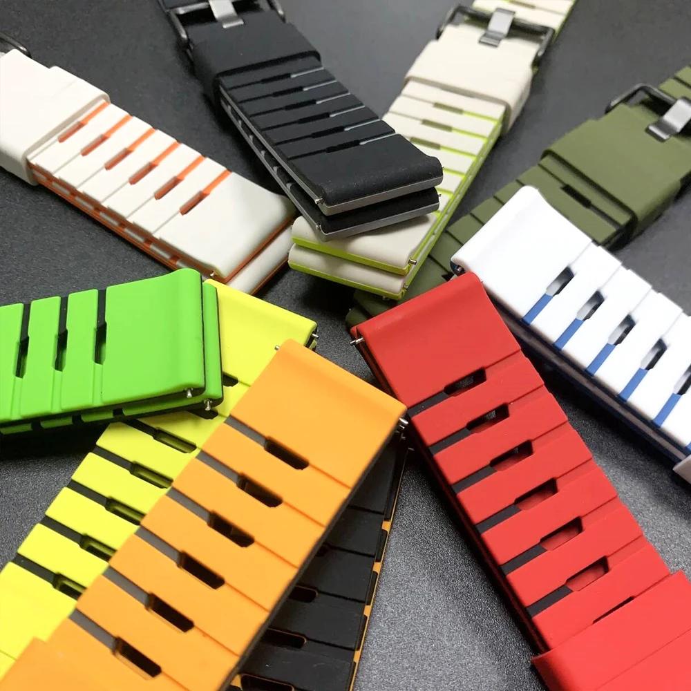 Silicone 22mm Wrist Band For Xiaomi Watch color 2 S1 S2 S3 S4 Sport Soft Strap For REDMI Watch 5 Lite/Active Breathable Bracelet