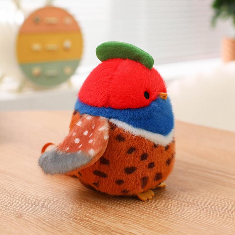 Jouet Peluche Bouquet d'Oiseaux Support Magnétique pour Épaule Pigeons Perroquets Cadeau Pour Femmes