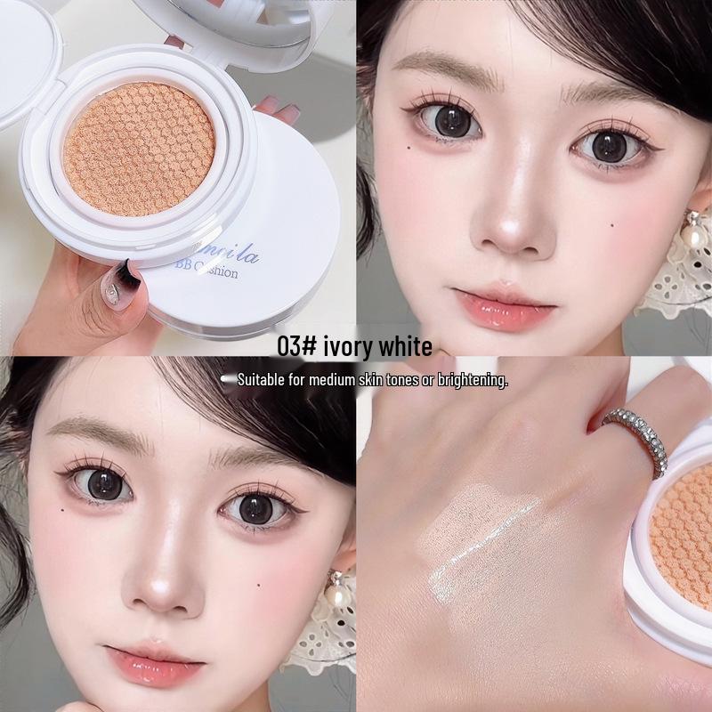 Lameila CC Cushion BB Cream Concealer: Skin Brightening & Moisturizing Foundation Stick.