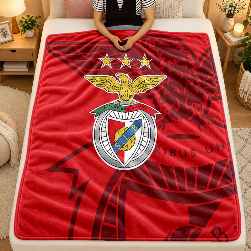 Flannel BlanketBenfica Warm Soft Throw Blanket for Indoor Sofa Bed Living Room Use