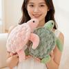 28/38cm Grüne Rosa Schildkröte Plüschtier Kuscheltier Flauschige Schildkröte Meeres Cartoon Tier Plüschtier Peluche Geburtstagsgeschenk