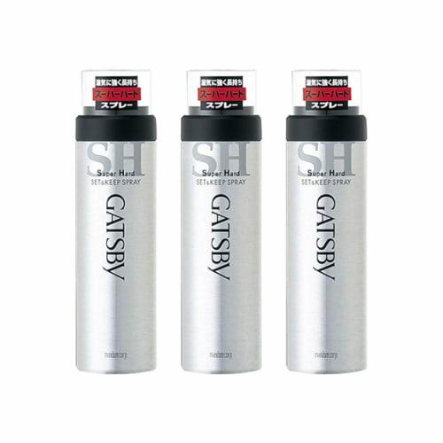 

[Оптовая закупка] GATSBY Set & Keep Spray Super Hard 180 г 3 шт. Мужской лак для волос с твердым покрытием