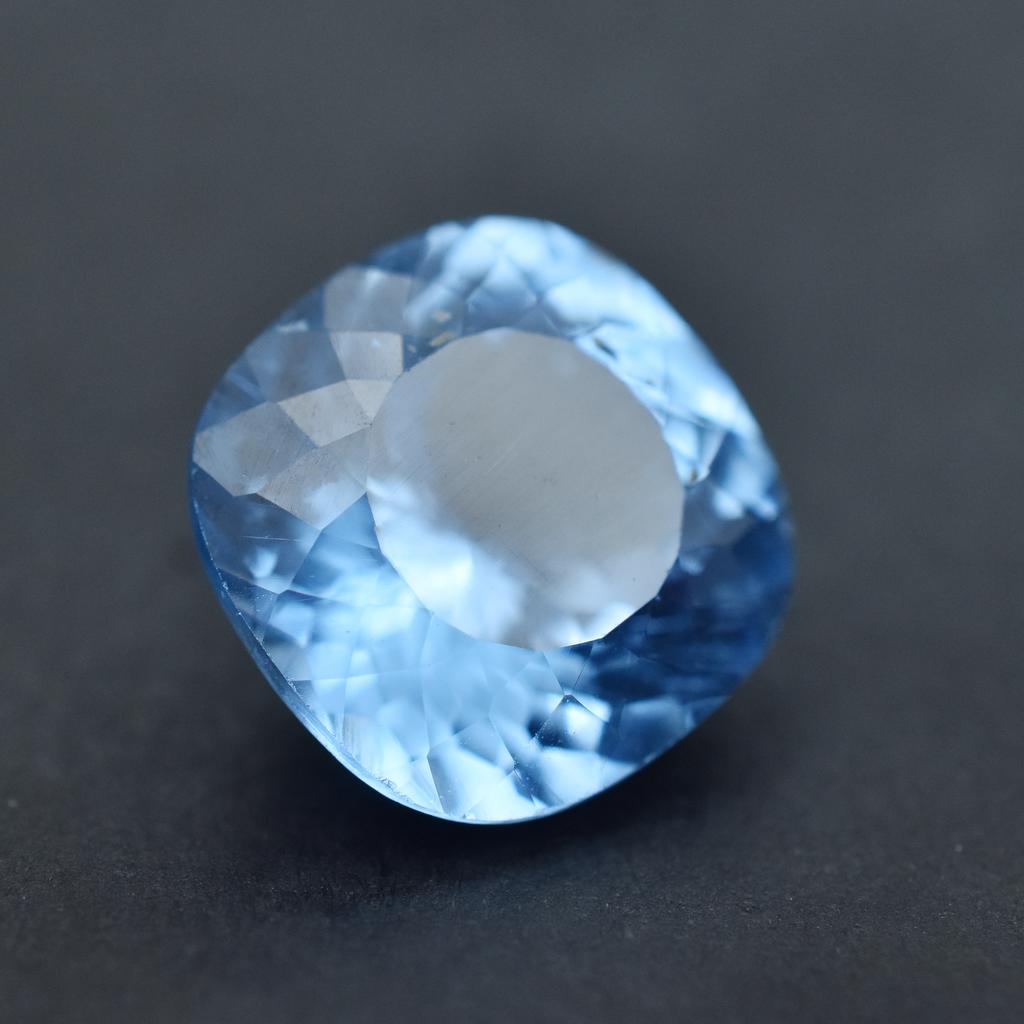 Natural Blue Sapphire Loose Gemstone 8.40 Ct Square Cushion Cut September Birthday Birthstone