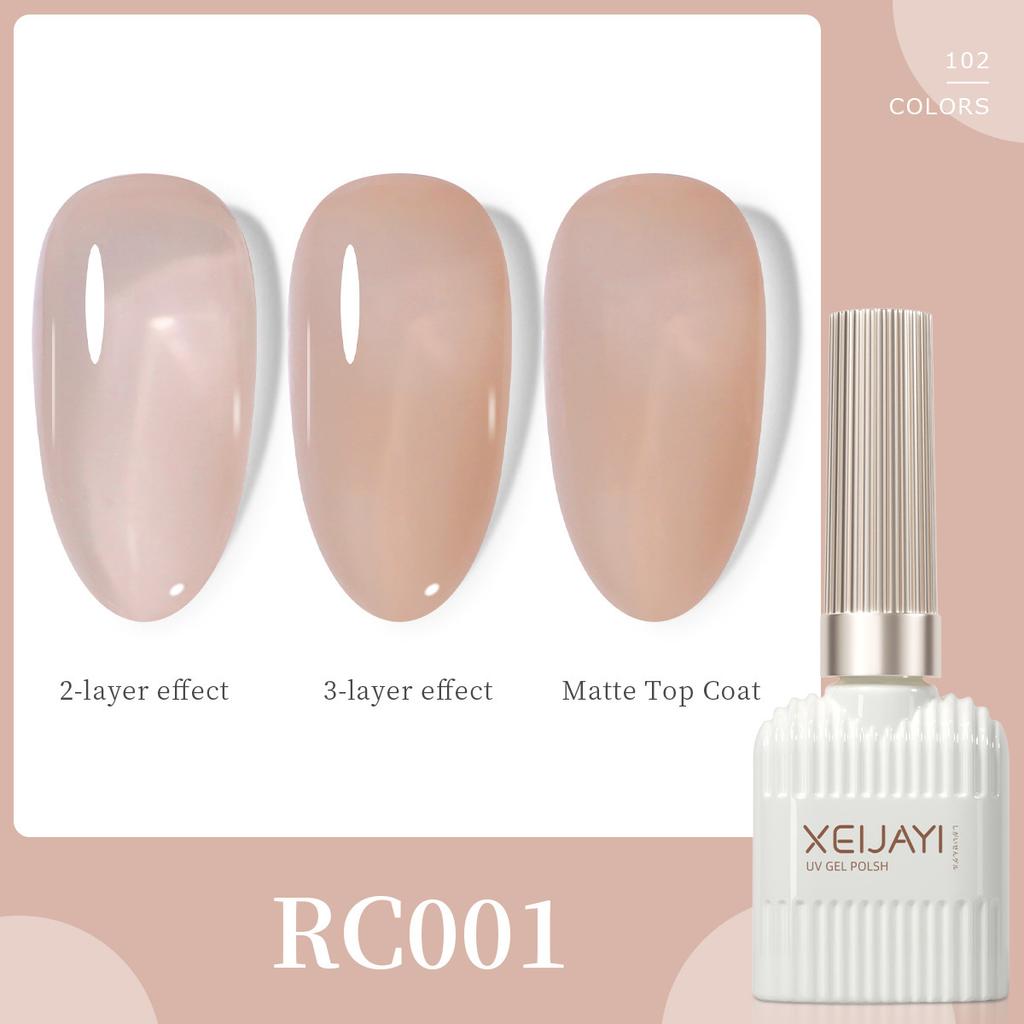 New Trendy 102 Colors of Long-lasting Gel Nail Polish for Women, Suitable for Professional Nail Salons.