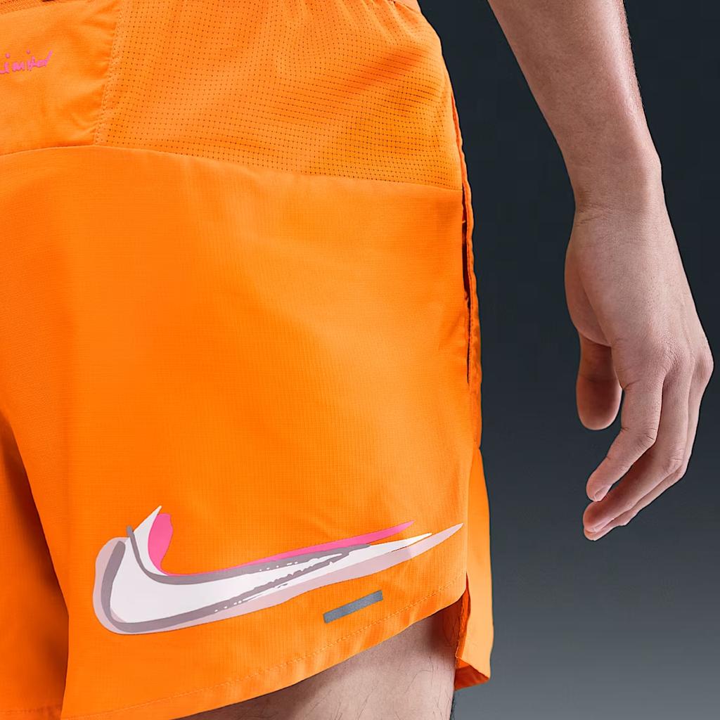 Nike Dri-Fit Stride Eliud Kipchoge Breathable Comfortable Stylish Solid Color Running Shorts Men shorts HV2654-873