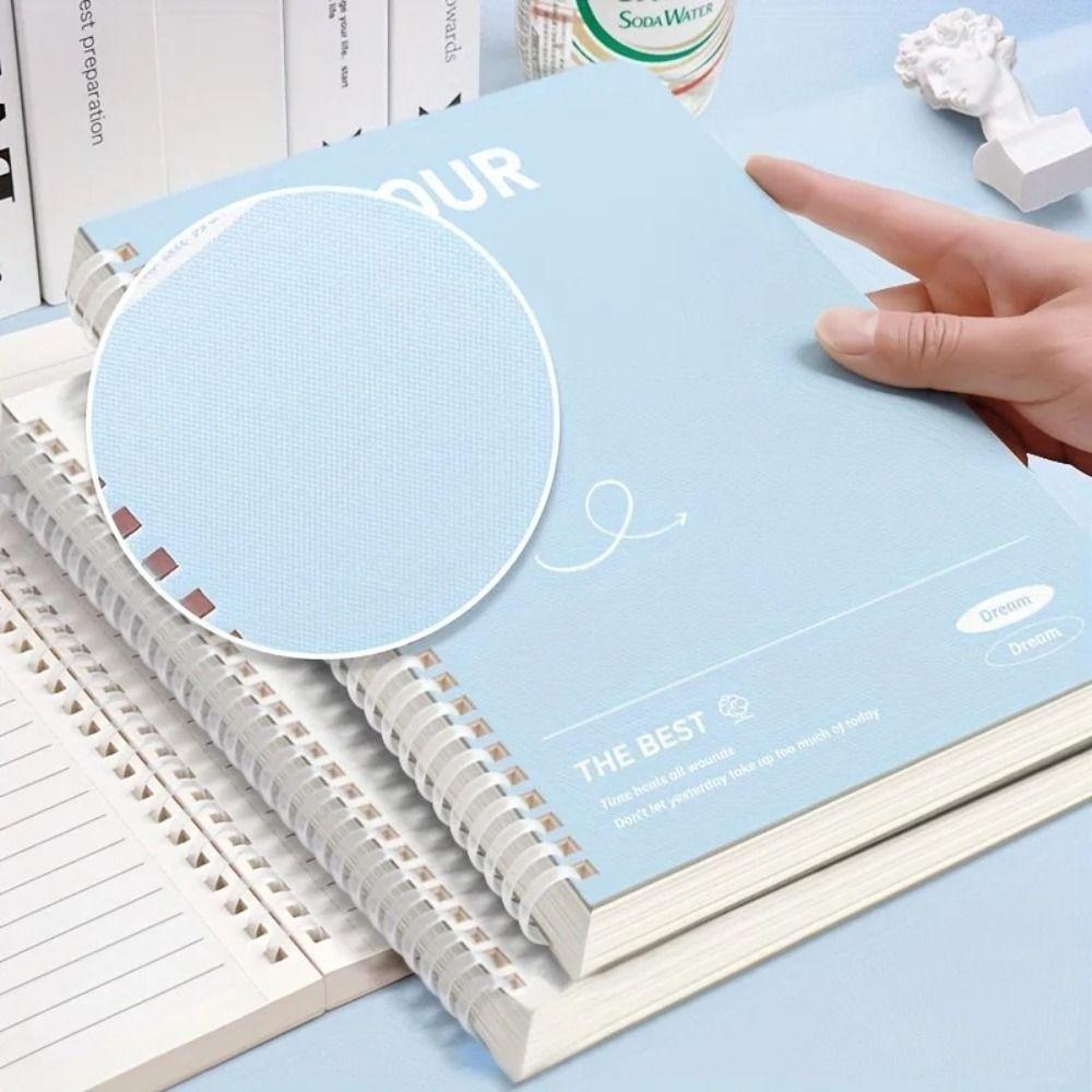 60Sheets/Book Color Spiral Notebooks Perforated Pages Diary Book Thickened Hand Account Book  Gift