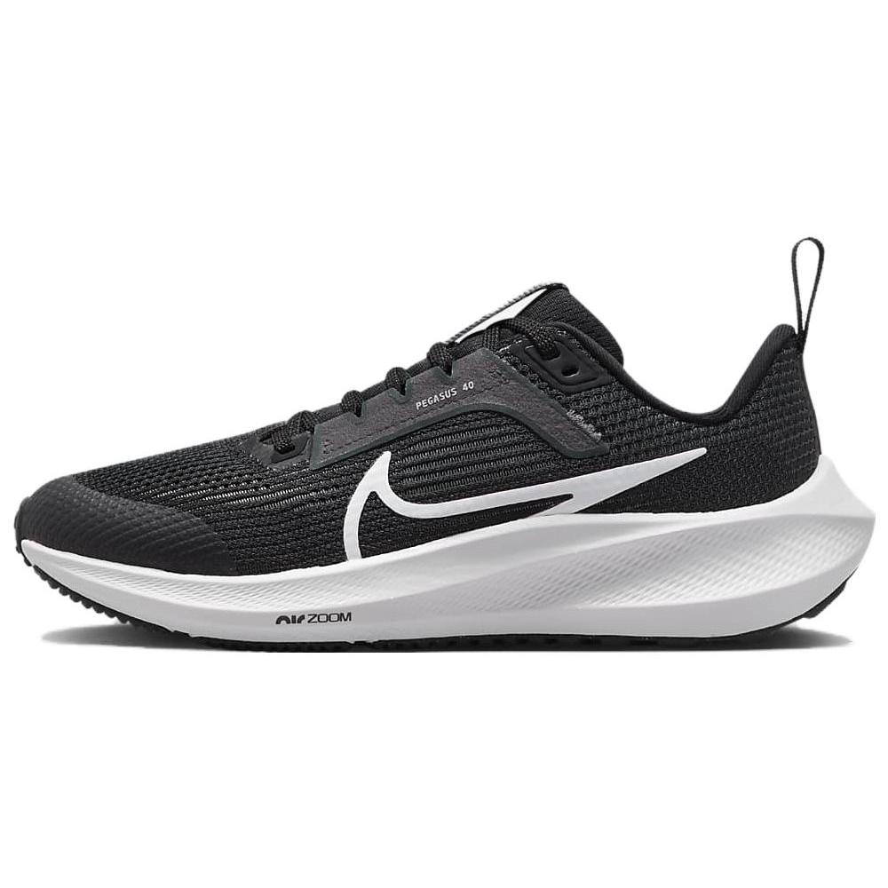 New Nike Air Zoom Pegasus 40 GS 'Black White' DX2498-001