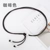 Simple Pearl Pu Rope Belt Women'S Decorative Sweater Dress Knotted Body Waist Chain Women