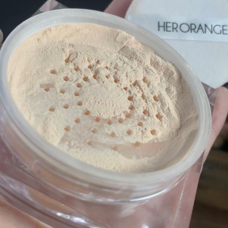 

HER ORANGE рассыпчатая пудра-фиксатор, женский стойкий консилер, контроль жирности, водостойкая, устойчивая к поту, не легко снимается, рассыпчатая пудра для макияжа 02