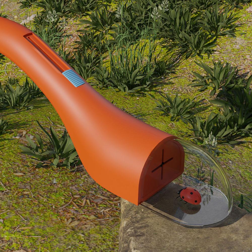 Portable Transparent Insect Catcher for Indoor and Outdoor Children's Toys, Push Type Insect Observer for Outdoor Exploration